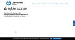 Desktop Screenshot of lebenshilfe-stuttgart.de